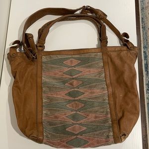 Used Isabella Fiore leather satchel w/dust bag